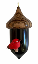 Load image into Gallery viewer, Acorn Birdhouse - Zebrawood
